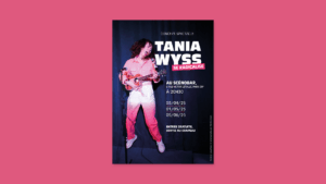 Affiche pour le concert de Tania Wyss à Paris