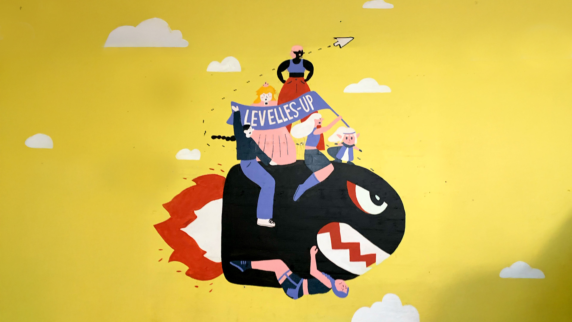 Fresque pour le festival matricule bis à Orléans